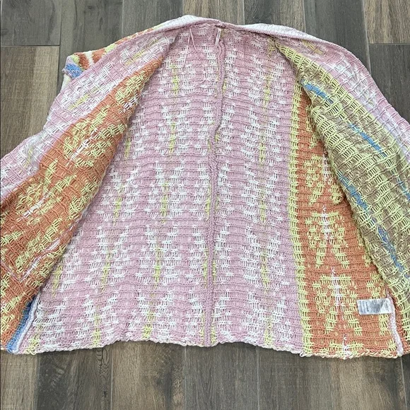 NEW FREE PEOPLE Mallorca Oversized Long Sleeve Cardigan Size Large - Picture 5 of 8